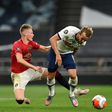 Harry Kane made a low-key return for Tottenham against Manchester United
