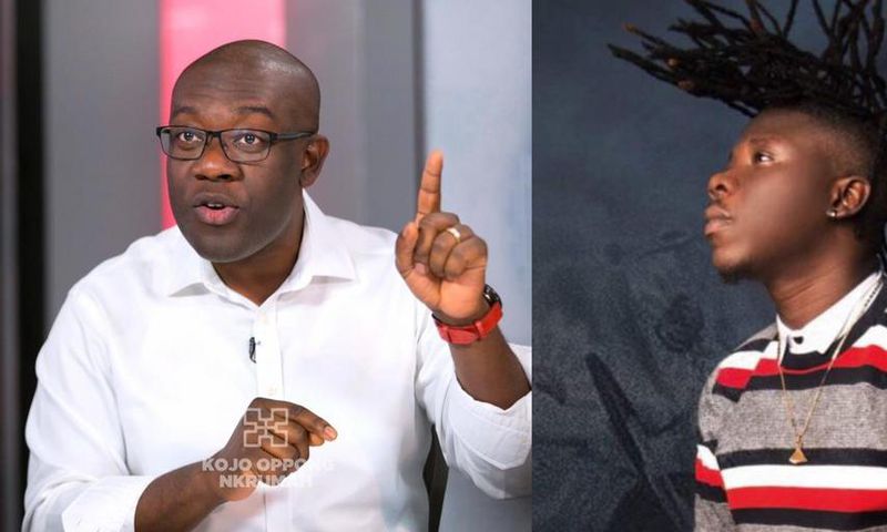 Stonebwoy and Kojo Oppong Nkrumah