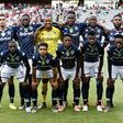 Bidvest Wits pose before defeating Orlando Pirates in a South African FA Cup  tie this season