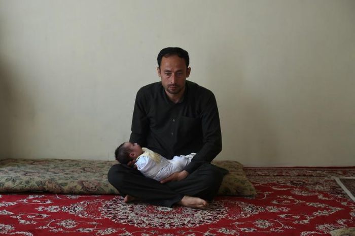 Akram's wife was killed by gunmen in a Kabul maternity ward shortly after she gave birth to their daughter