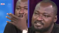 Funny Face weeps on TV