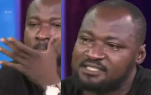 Funny Face weeps on TV
