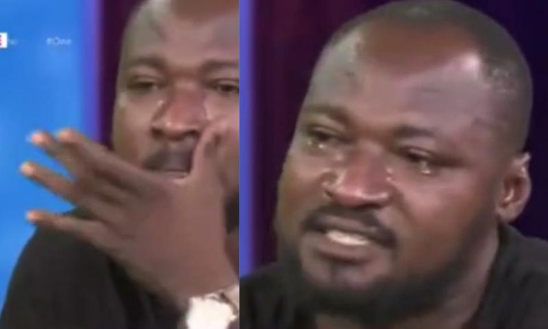 Funny Face weeps on TV