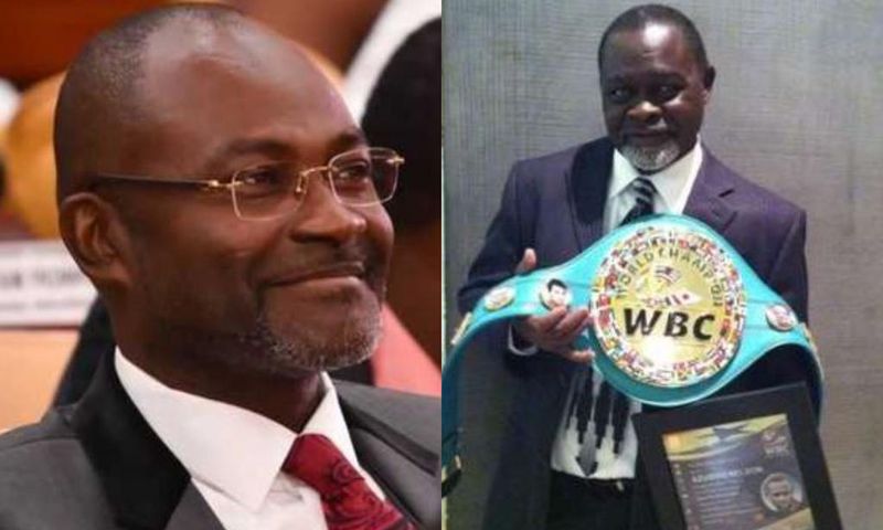 Kennedy Agyapong and Azumah Nelson