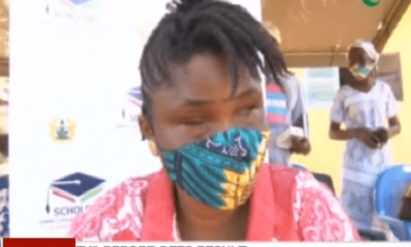 VIDEO: Akufo-Addo orders full scholarship for blind lady to study at UCC