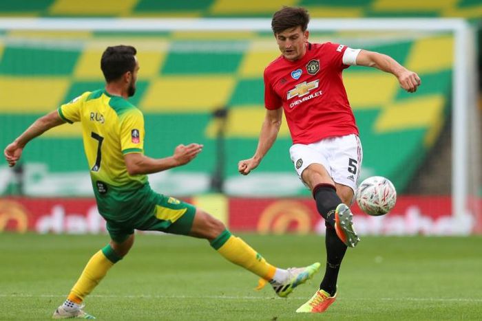Harry Maguire led Manchester United into the FA Cup semi-finals