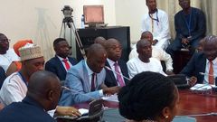 Mubarak Muntaka during last week's vetting of Supreme Court Justice nominees