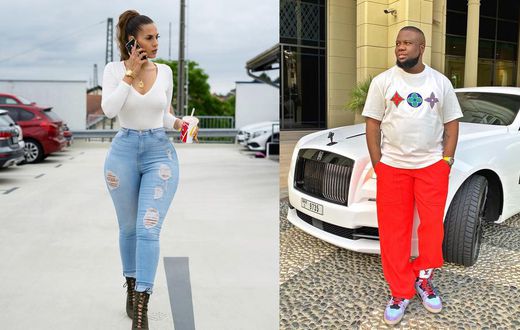 Hushpuppi and ex-girlfriend Amirah
