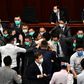 Clashes have broken out in Hong Kong's legislature twice in the last fortnight