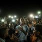 The AFP photo of Mohamed Youssef reciting a poem at a Khartoum demonstration on June 19, 2019, became an iconic image of the Sudanese revolution