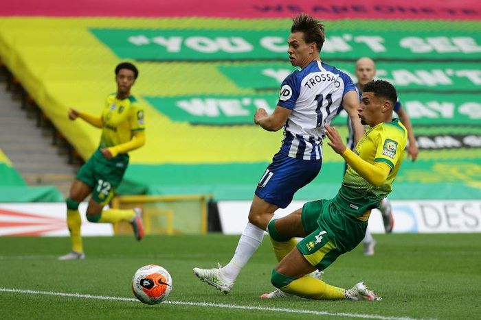 Brighton midfielder Leandro Trossard scored the winner at Norwich