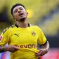 Hair and now: Jadon Sancho in action for Dortmund against Hertha Berlin on Saturday