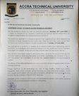 Statement from Accra Technical University