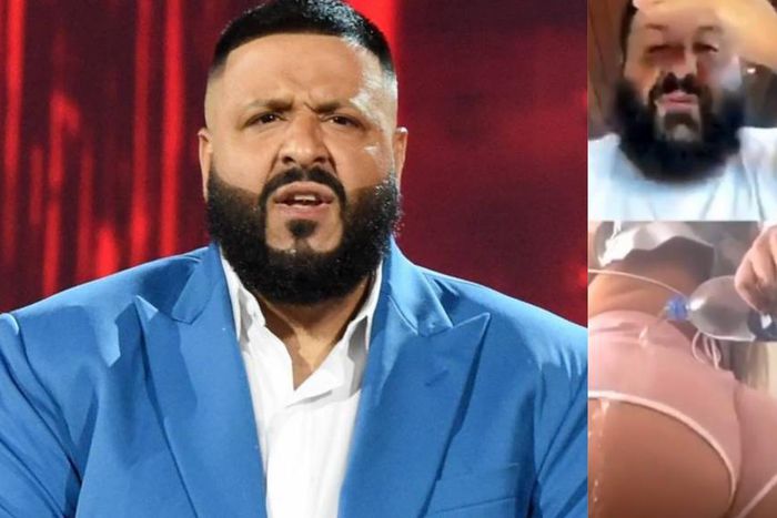 Dj Khaled stops fan from twerking for him live on Instagram