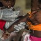 A toddler in DR Congo gets a measles jab -- an outbreak of the disease has killed more than 6,000 youngsters since January 2019