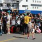 The Greek government had planned to relocate to the mainland over 2,300 asylum seekers from island camps but the operation has been delayed by the pandemic