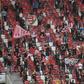 Diosgyor supporters were among the first to return as over 2,500 watched Saturday's game against Mezokovesd