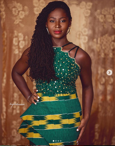Green kente colour combo