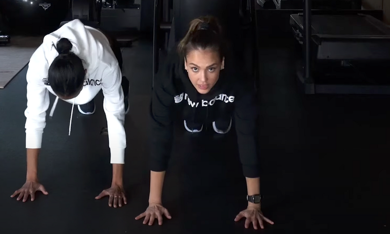 Jessica Alba Demos Her Killer Full Body Workout