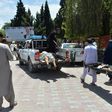 Injured mourners are taken to hospital after a suicide bomb attack on a funeral in eastern Afghanistan