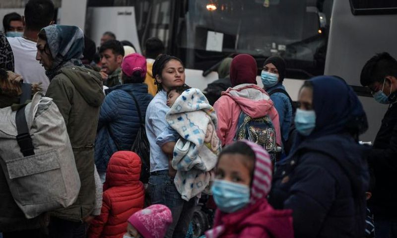 Greek officials say housing must be secured on the mainland for vulnerable asylum seekers, some shown here arriving in Piraeus from the islands
