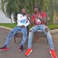 Adebayor and Funny Face