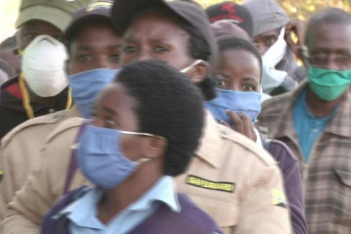 Tailors and street vendors in Zimbabwe are making ends meet by producing and selling protective masks