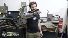 This Guy Made a 'Real' Iron Gauntlet in His Garage
