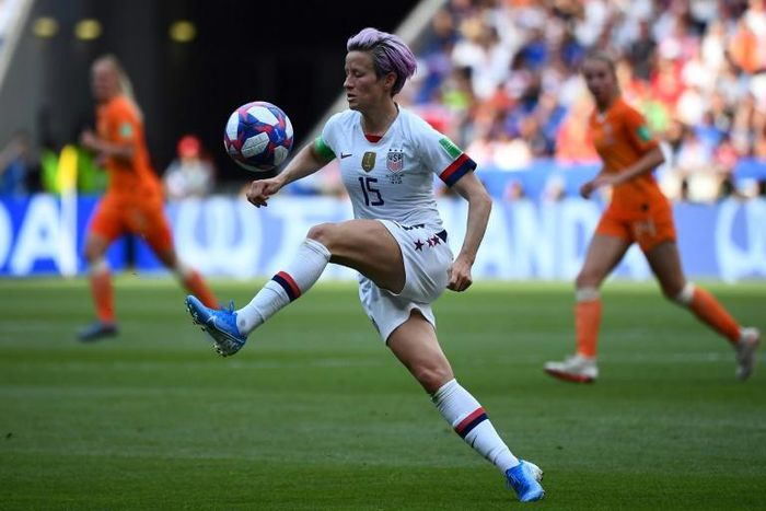 US star Megan Rapinoe was named player of the tournament at the 2019 Women's World Cup