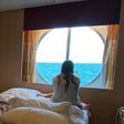 This photo provided by Brazilian DJ Caio Saldanha shows his cabin on the Celebrity Infinity cruise ship. He says he feels like a prisoner on the ship where he works, with no news about when he can go home