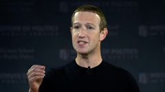 Facebook founder Mark Zuckerberg, seen at an event in Washington DC in 2019, says the social network will be embracing remote work after the pandemic