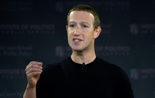 Facebook founder Mark Zuckerberg, seen at an event in Washington DC in 2019, says the social network will be embracing remote work after the pandemic