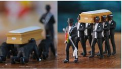 Chinese company produces dolls of Ghanaian famous Pall-Bearers for sale