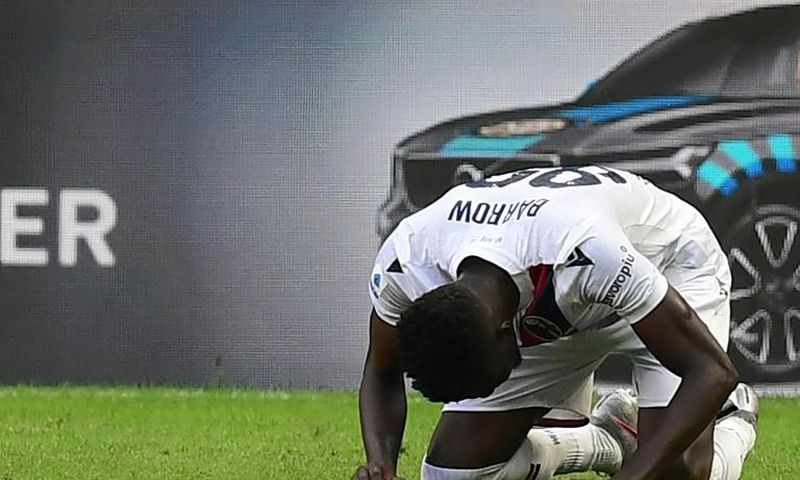 Gambian forward Musa Barrow scored a late winner for Bologna