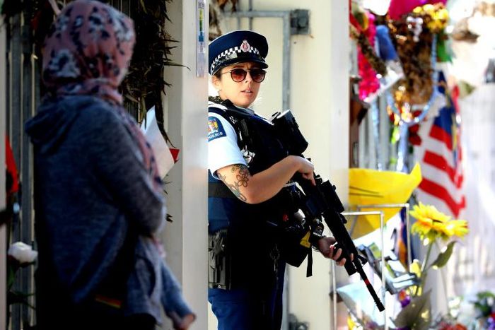 New Zealand police usually operate without firearms but trialled armed patrols after a lone gunman murdered 51 Muslim worshippers in Christchurch in March 2019