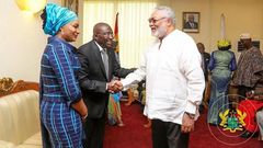 “Allah preserve you continue helping in nation-building” – Bawumia’s birthday message to Rawlings