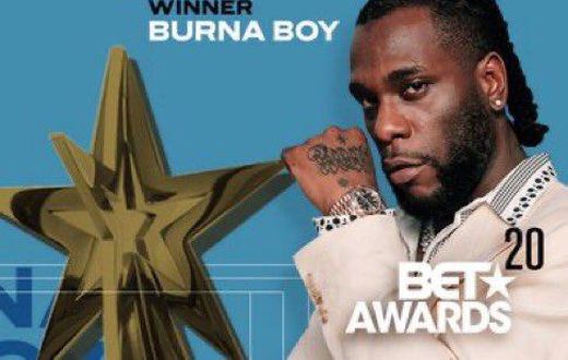 Burna Boy wins Best International Act at the BET Awards for the second consecutive time. (BET)