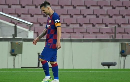 On the way out? Lionel Messi