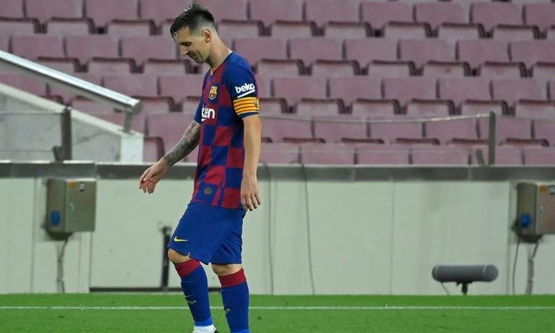 On the way out? Lionel Messi