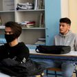 Some students in Athens wore masks in class. Greece reopened high schools for final-year pupils, with a reduced number of students per classroom