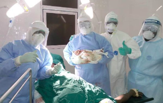 How doctors delivered COVID-19 expectant mother In W/R