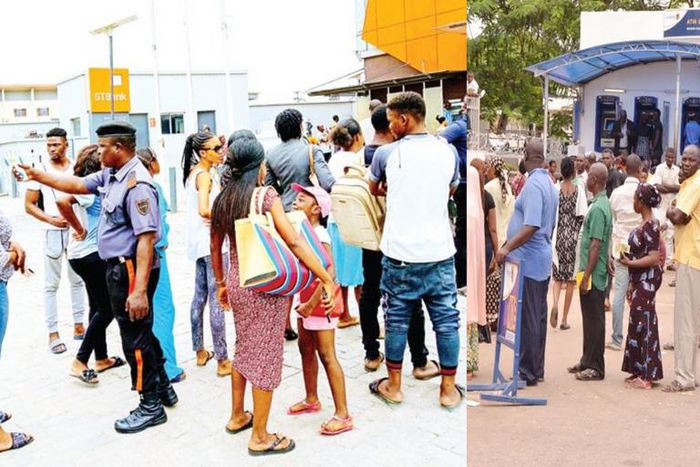 Chaos at Nigerian banks after easing of lockdown as customers battle for access (video)