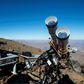 An astronomer prepares equipment ahead of a solar eclipse at the La Silla European Southern Observatory in Chile's Coquimbo region, on July 2, 2019
