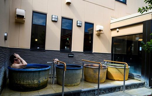 Public bathhouses in Japan are gradually reopening from virus lockdowns