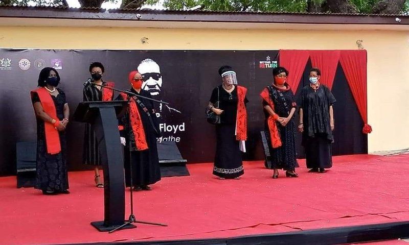 PHOTOS: Gov’t organises ceremony to honour George Floyd