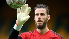 David de Gea is preparing to make his 400th appearance for Manchester United