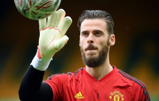 David de Gea is preparing to make his 400th appearance for Manchester United