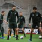 Zlatan Ibrahimovic has been the centre of attention training with the Hammarby squad