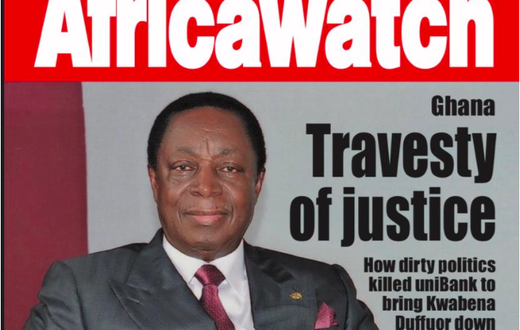 Africawatch Magazine fingers Akufo-Addo in Unibank takeover