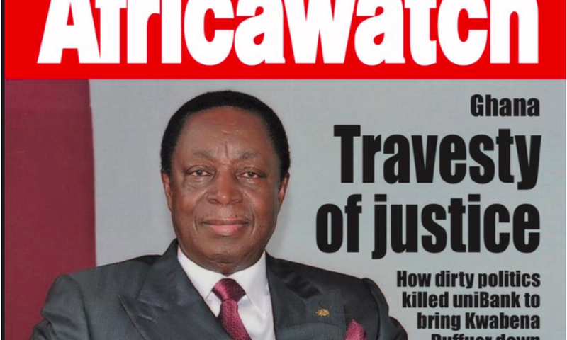 Africawatch Magazine fingers Akufo-Addo in Unibank takeover